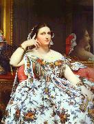 Jean Auguste Dominique Ingres Portrait of Madame Moitessier Sitting. Germany oil painting artist